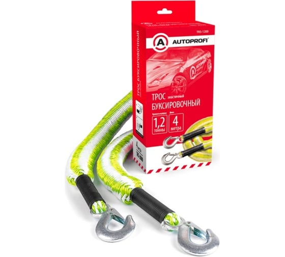 Изображение товара Буксировочный трос 1.2 т AUTOPROFI TRS-1200