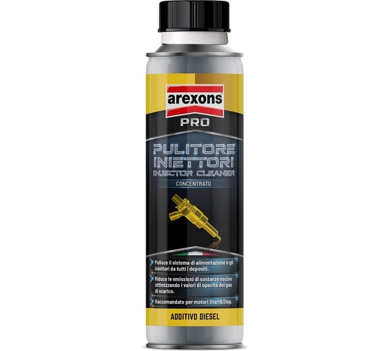 Изображение товара Концентрат очистителя дизельных форсунок AREXONS PULITORE INIETTORI DIESEL PROF 325 мл, шт 9844