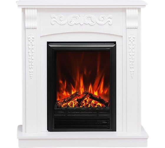 Изображение товара Каминокомплект ELEKAM fiesta с очагом pulsar 23g белый (разборный) 100073