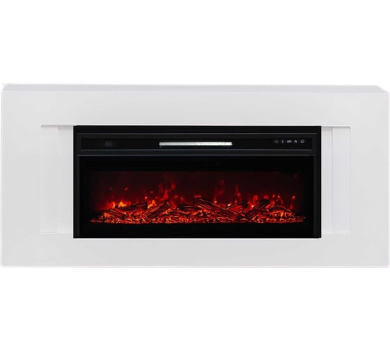 Изображение товара Каминокомплект ELEKAM lines с очагом pulsar 38 белый 100035