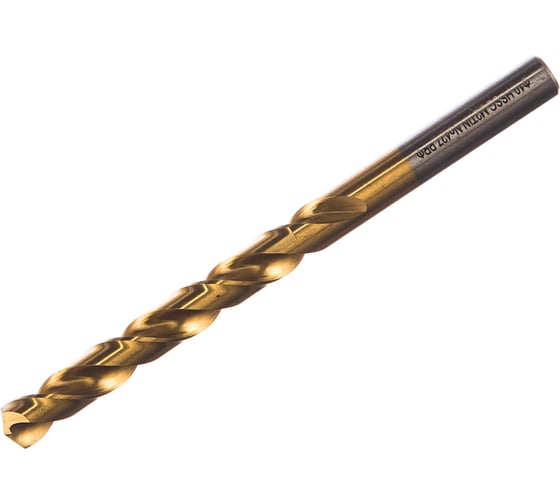 Изображение товара Сверло по металлу Профоснастка 10 мм HSS M2 TIN/135 DIN 338, 8 шт., №427 30202107