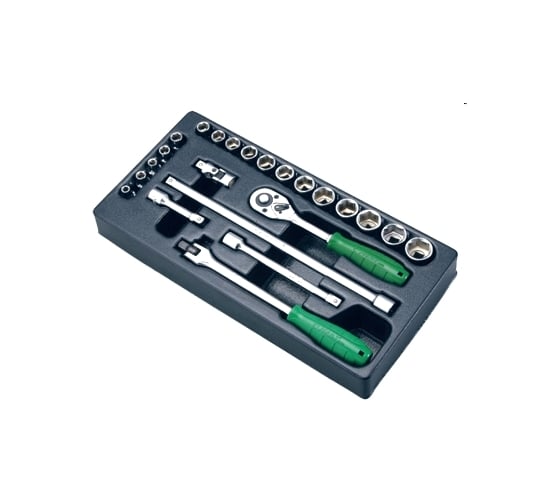 Изображение товара Набор головок и аксессуаров Hans ложемент 3/8" TT-15F