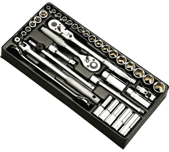 Изображение товара Набор головок и аксессуаров Hans ложемент 3/8" 38 шт TT-38