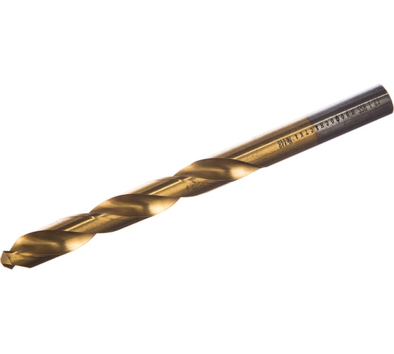 Изображение товара Сверло по металлу Профоснастка 12,1 мм HSS M2 TIN/135 DIN 338, 5 шт., №448 30202128