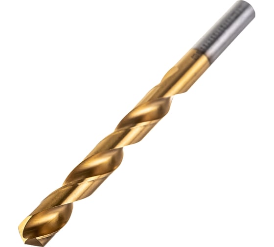 Изображение товара Сверло по металлу Профоснастка 12,6 мм HSS M2 TIN/135 DIN 338, 5 шт., №453 30202133