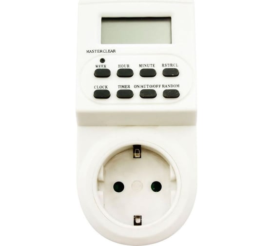 Изображение товара Розетка с таймером, недельная электронная, мощность 3500W/16A FERON TM22/61925 23205