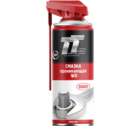 Изображение товара Проникающая смазка TT Smart-360 650 мл, аэрозоль WD-S360-06/54