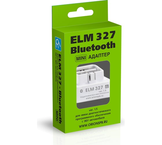 Изображение товара Адаптер для диагностики авто Вымпел ELM Bluetooth 327 мини ARM 3132