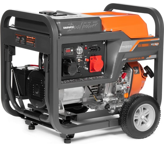 Изображение товара Дизельный генератор с функцией Dual Power Daewoo DDAE 9000DXE-3 (2024)