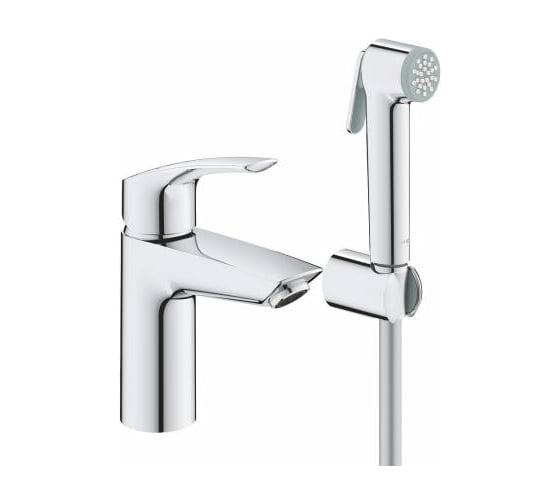 Изображение товара Однорычажный смеситель для раковины Grohe Eurosmart dn 15, s-size, хром 23124003 00000095326