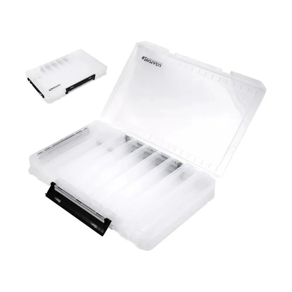 Изображение товара Namazu Коробка для воблеров двухсторонняя 18 отделений 34x22x4,7 см N-BOX43