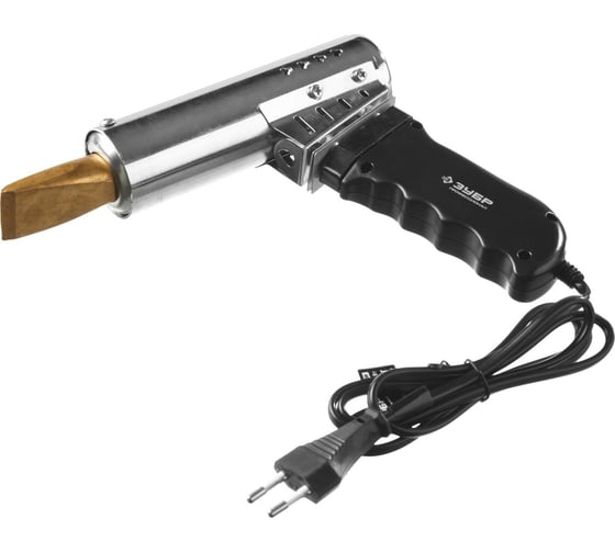 Изображение товара Электропаяльник Зубр ПРОФЕССИОНАЛ 500Вт, клин 55302-500