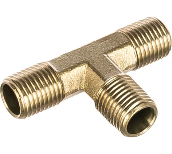 Изображение товара Муфта прямая, Т образная (10 шт; 3хM1/4; латунь) HUBERTH RP208341
