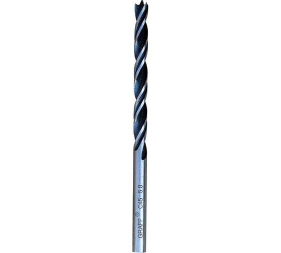 Изображение товара Cверло по дереву cпиральное 5x86 мм в блистере GRAFF 765086