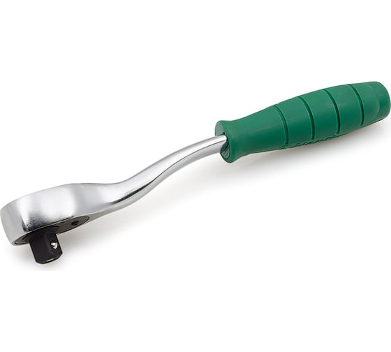 Изображение товара Трещотка с быстрым сбросом Hans 1/4" с изогнутой рукояткой 72 зуба 2162GQ