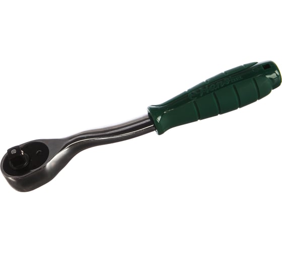 Изображение товара Трещотка с быстрым сбросом Hans 3/8" с изогнутой рукояткой 72 зуба 3162GQ