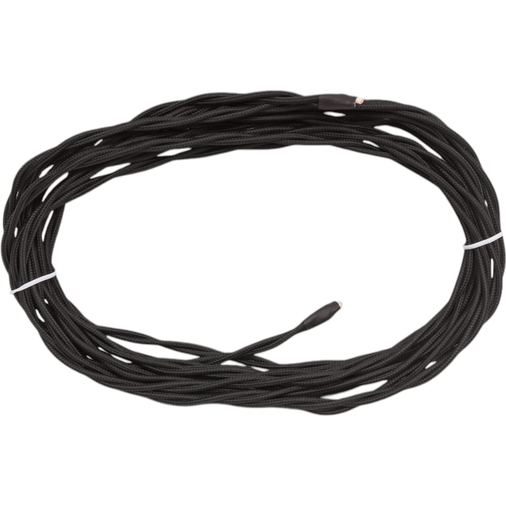 Изображение товара Монтажный витой провод МЕЗОНИНЪ ПВХ 2x1,5мм 5м черный