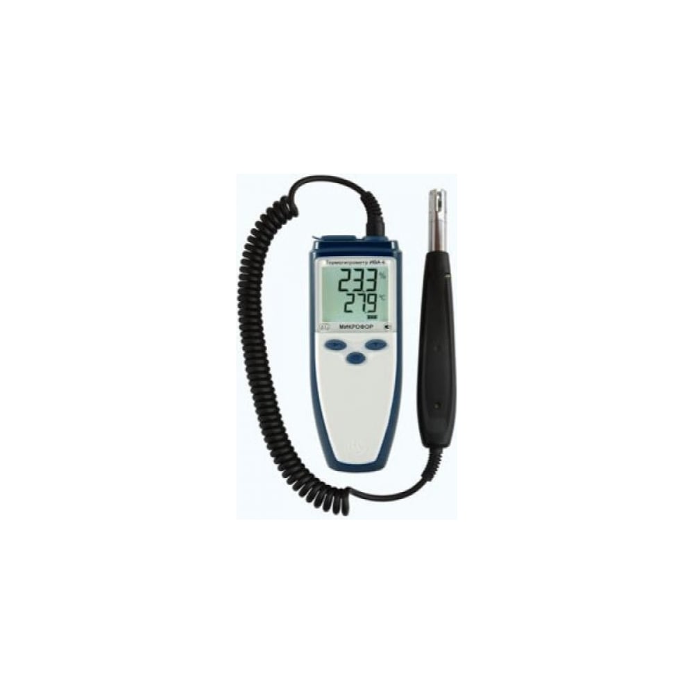 Изображение товара Профессиональный термогигрометр МИКРОФОР ИВА-6А-КП-Д с поверкой
