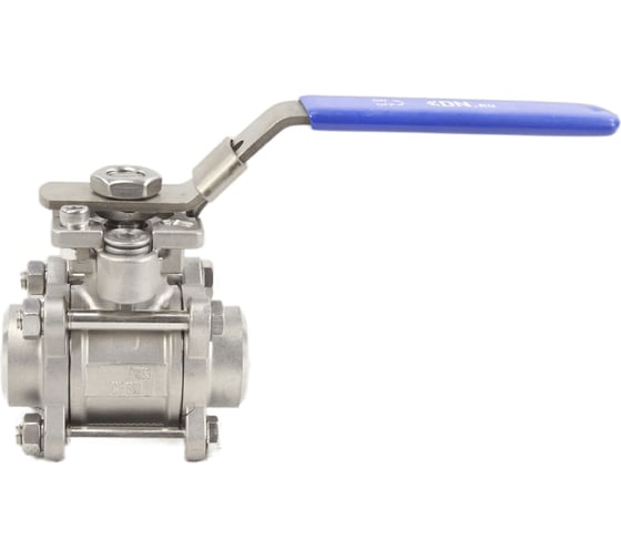 Изображение товара Кран шаровой DN.ru КШПП 316.200-ISO Ду65 Ру25 полнопроходной, с рукояткой D160-07678