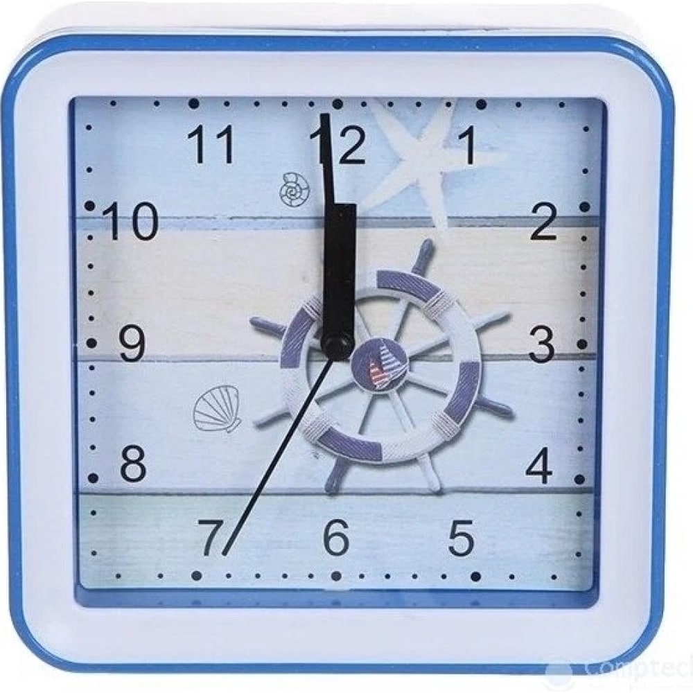 Квадратные часы-будильник Perfeo часы будильник perfeo