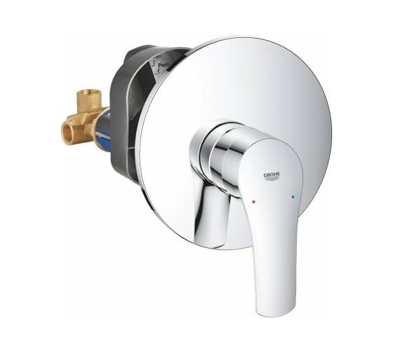 Изображение товара Однорычажный смеситель для душа Grohe Eurosmart хром 33556003