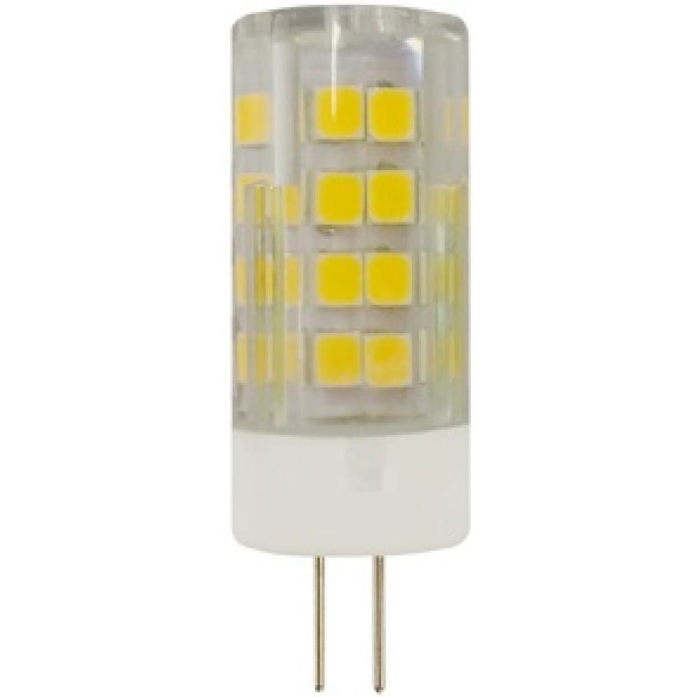 фото Светодиодная лампа эра led smd jc-5w-220v-corn, ceramics-827-g4 б0027857