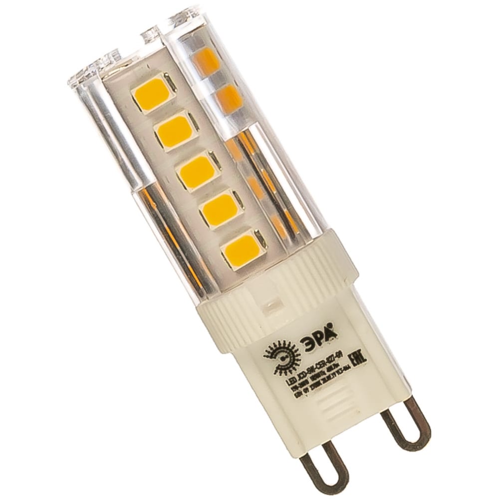 фото Светодиодная лампа эра led smd jcd-5w-220v-corn, ceramics-827-g9 б0027863