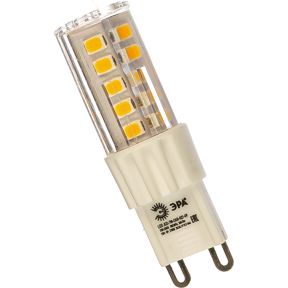 фото Светодиодная лампа эра led smd jcd-7w-220v-corn, ceramics-827-g9 б0027865