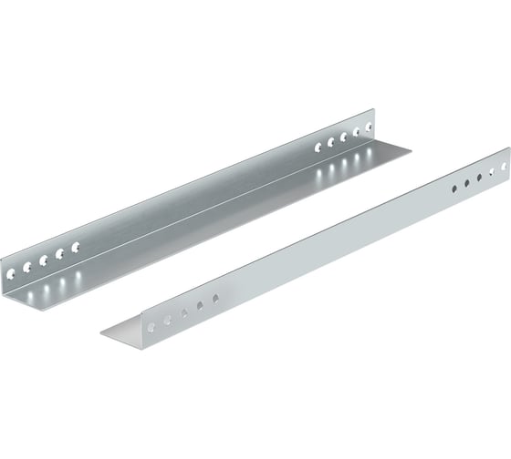 Изображение товара Уголок для тяжелого оборудования DKC, глубина 653 мм, для напольных 19" it-корпусов дкс серии cqe глубиной 1000 мм, 2 шт. R5GFITU1000