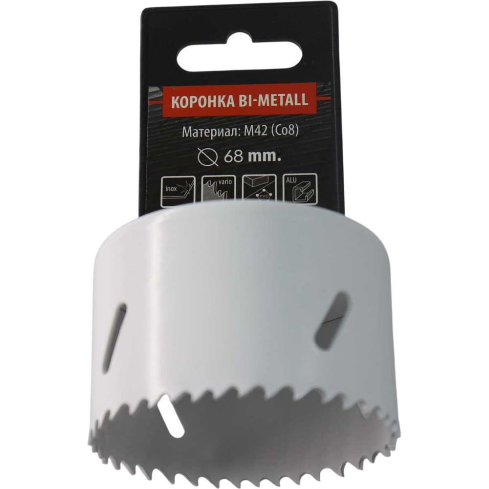 Изображение товара Коронка Bi-Metall 68 мм, М42 Со8% TOOLAS 00007038