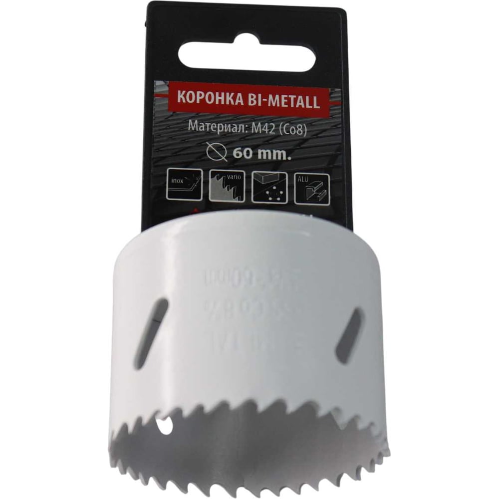 Коронка Bi-Metall 60 мм, М42 Со8% TOOLAS 00003175