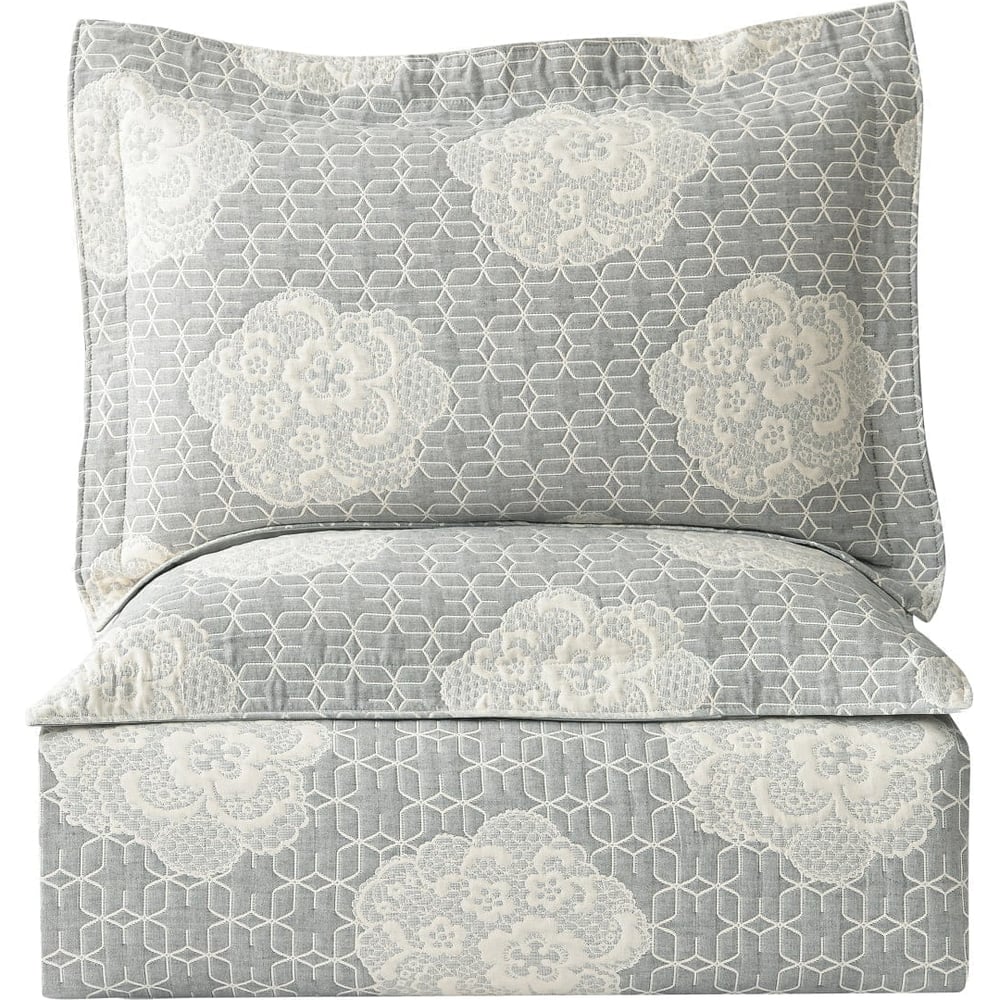 Изображение товара Покрывало Arya Home arya жаккард серое 250x260 двуспальный комплект