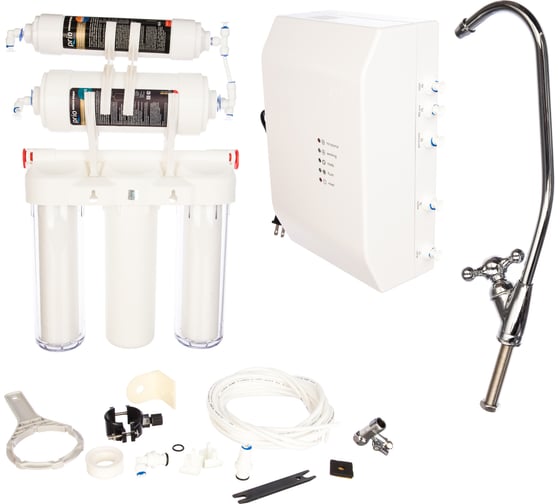 Изображение товара Прямоточная сплит-система обратного осмоса с минерализацией PRIO Новая Вода Praktic Osmos Stream OUD600