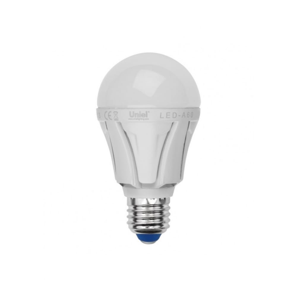 фото Светодиодная лампа uniel led-a60 12w/ww/e27/fr plp01wh ul-00001526