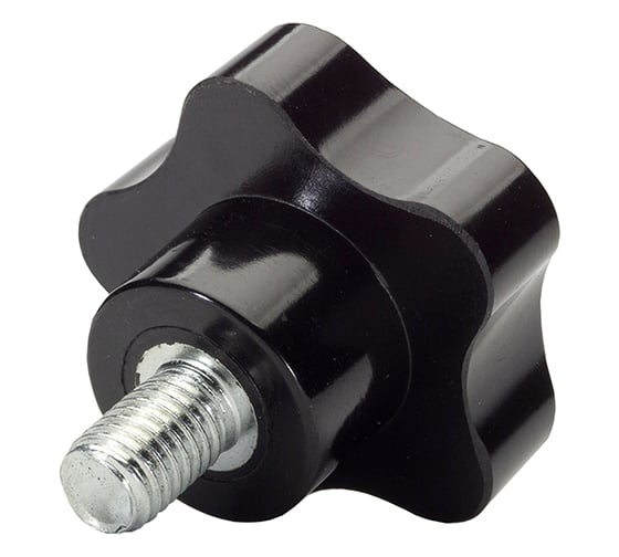 Изображение товара Рукоятка WOODWORK с наружной резьбой M10 d=50 l=15, 10 шт. 993.10.15