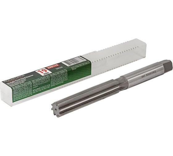 Изображение товара Ручная развертка (прямая) Rockforce 19 мм, в пластиковом футляре RF-290119(51545)