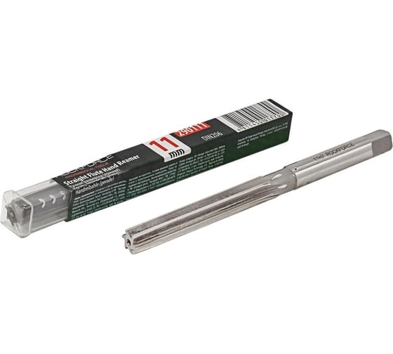 Изображение товара Ручная развертка (прямая) ROCKFORCE 11 мм, в пластиковом футляре RF-290111