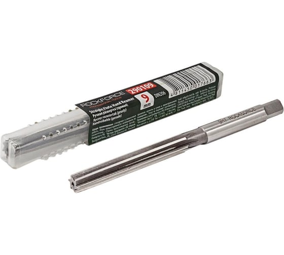 Изображение товара Ручная развертка (прямая) Rockforce 9 мм, в пластиковом футляре RF-290109(51536)