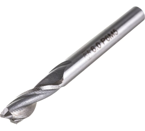 Изображение товара Фреза концевая (6х57х13 мм; Р6М5; 2 перая; ц/х) GRIFF a300029