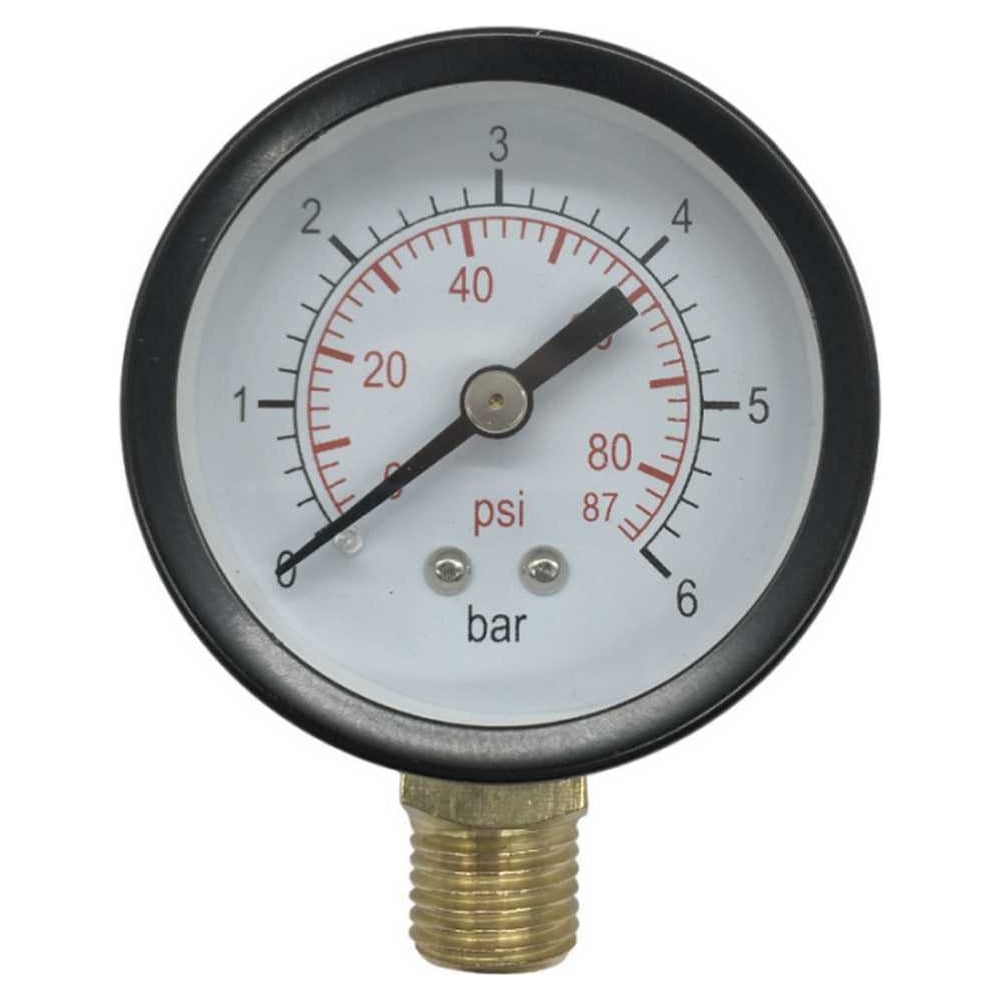 Изображение товара Радиальный манометр VERTON RP 50/6 0-6 бар IP44 50мм нижнее подключение