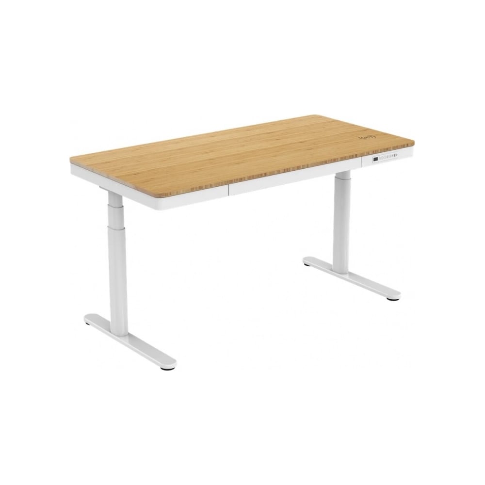 Изображение товара Стол для компьютера FoxGear FG-ED-55W с электроприводом и QI-зарядкой