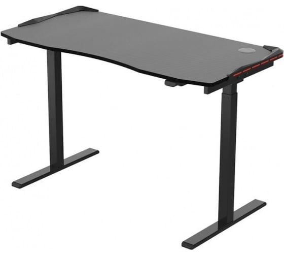 Изображение товара Стол для компьютера FoxGear с электроприводом и RGB-подсветкой, ширина 120 см FG-IE-47B