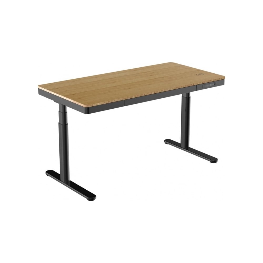 Изображение товара Стол для компьютера FoxGear FG-ED-55B с электроприводом и QI-зарядкой