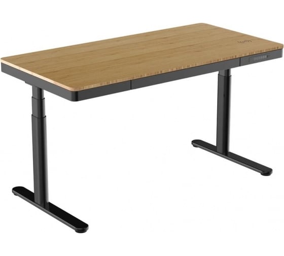 Изображение товара Стол для компьютера FoxGear с электроприводом, QI-зарядкой и USB-портами FG-ED-55B