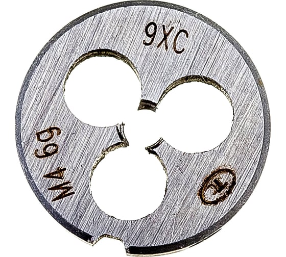 Изображение товара Метрическая плашка ТехноСталь М 4.0х0.7 9ХС t240023