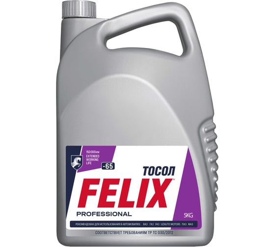 Изображение товара Антифриз FELIX - 65С, красный, 5 кг 430206230