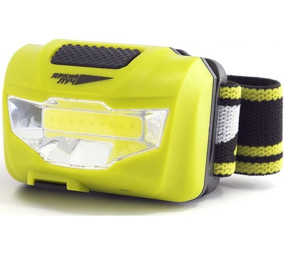 Изображение товара Налобный фонарь ЯРКИЙ ЛУЧ LH-180 ACCU светодиод COB 3W 180лм, 2 реж, аккум. Li-Po 1200mAh 4606400105633