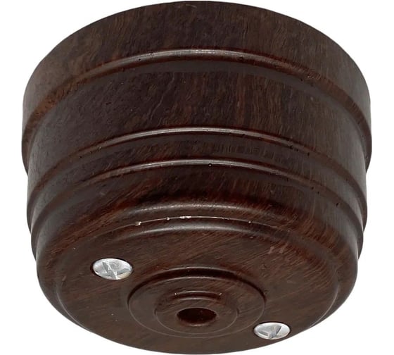 Изображение товара Корпус потолочной розетки Мезонинъ пластиковый цвет- орех GE30811-14