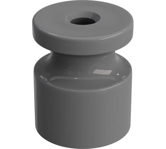 Изображение товара Универсальный пластиковый изолятор МЕЗОНИНЪ, цвет - серый (10шт/уп) GE30025-07-R10