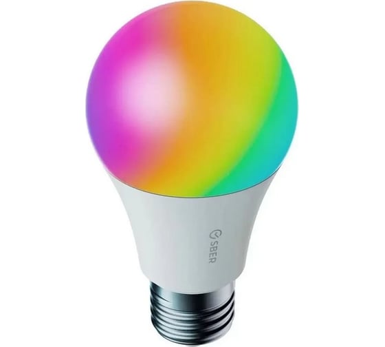 Изображение товара Умный дом СБЕР/SBER: Светодиодная лампа A60 (цоколь E27, 230В/9Вт): LED/RGB/CCT/DIM/WiFi/Bluetooth